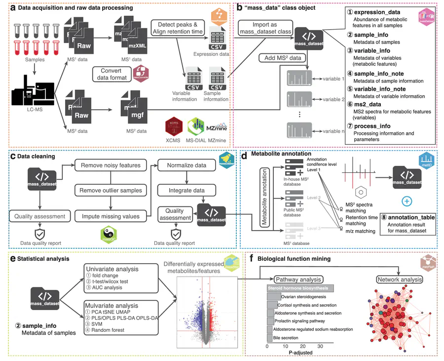 TidyMass an object-oriented reproducible analysis framework for LC–MS data